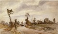 Straße nach saint germain louveciennes 1871 Camille Pissarro